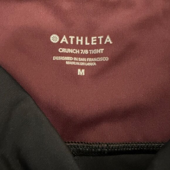 Athleta Colorblock Crunch 7/8 Tight Size M - Picture 5 of 9